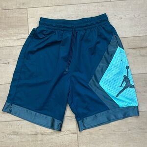 JORDAN Jumpman Diamond Basketball Shorts Men Turquoise- Medium